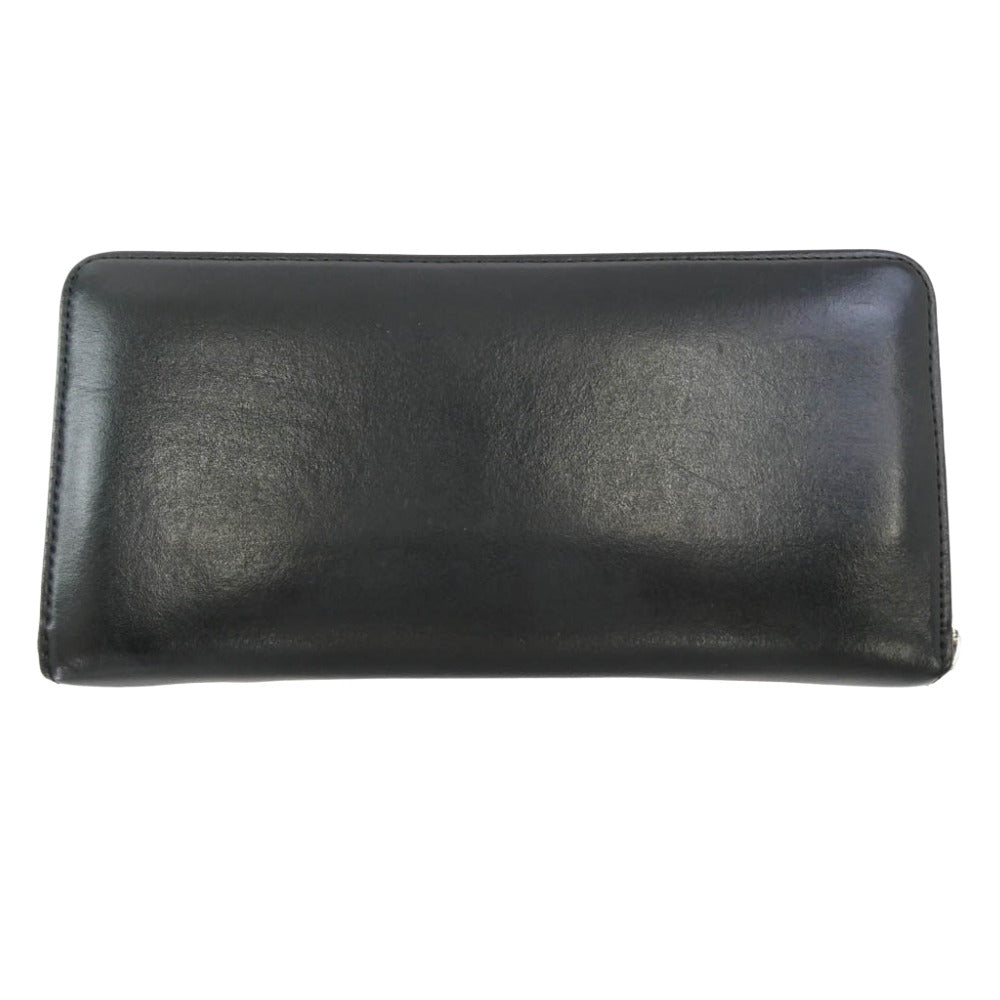 HYSTERIC GLAMOUR ヒステリックグラマー 0142QG04996 スタッズ ロゴ レザー 長財布 ブラック系【中古】