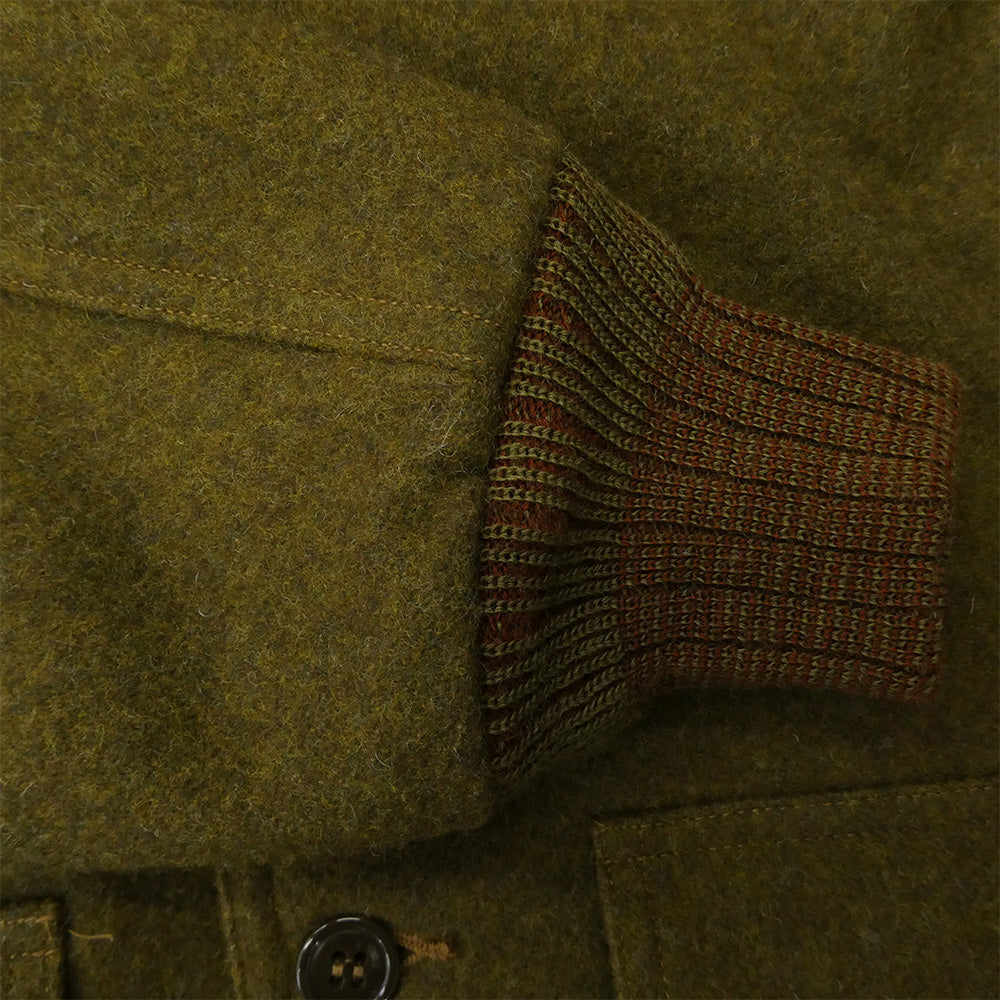 Buzz Rickson's バズリクソンズ BR15589 AVIATION ASSOCIATES WOOL A-1 JACKET ウール ジャケット モスグリーン系 38【極上美品】【中古】