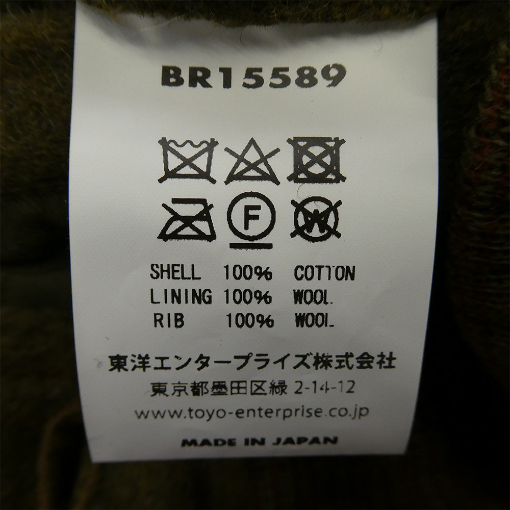 Buzz Rickson's バズリクソンズ BR15589 AVIATION ASSOCIATES WOOL A-1 JACKET ウール ジャケット モスグリーン系 38【極上美品】【中古】