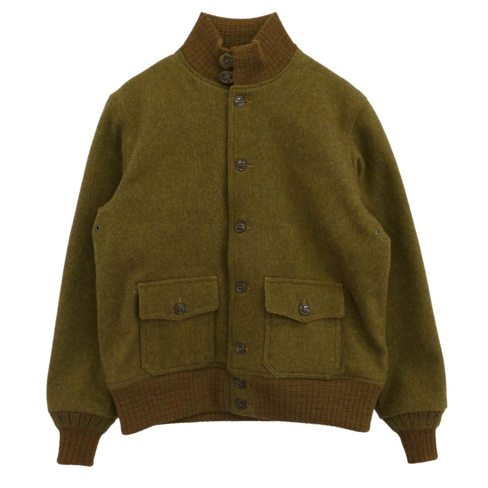 Buzz Rickson's バズリクソンズ BR15589 AVIATION ASSOCIATES WOOL A-1 JACKET ウール ジャケット カーキ系 38【極上美品】【中古】