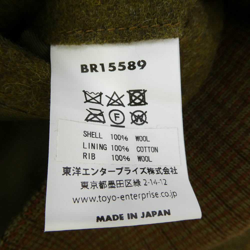 Buzz Rickson's バズリクソンズ BR15589 AVIATION ASSOCIATES WOOL A-1 JACKET ウール ジャケット カーキ系 38【極上美品】【中古】