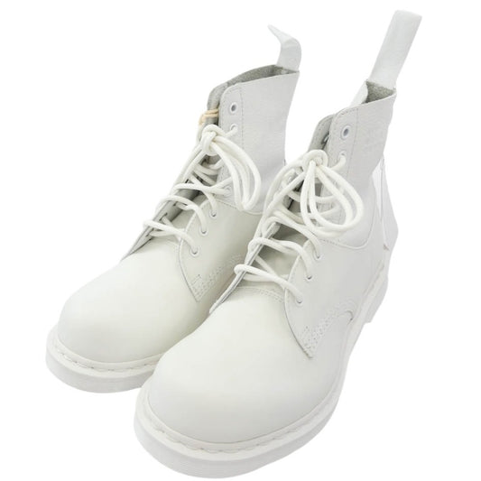 MAISON MARGIELA メゾンマルジェラ SH3WU0013 MM6 × Dr.Martens 1460 Twist 8-Eye Boots エムエムシックス × ドクターマーチン ツイスト アイ ブーツ ホワイト系 EU43【極上美品】【中古】