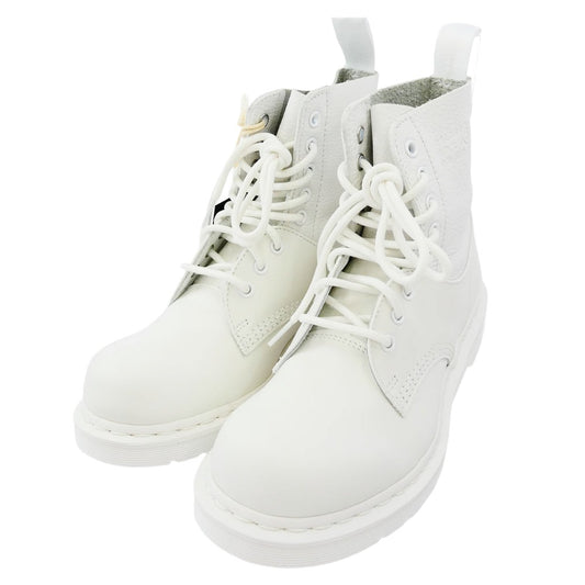 MAISON MARGIELA メゾンマルジェラ SH3WU0013 MM6 × Dr.Martens 1460 Twist 8-Eye Boots エムエムシックス × ドクターマーチン ツイスト アイ ブーツ ホワイト系 39【極上美品】【中古】