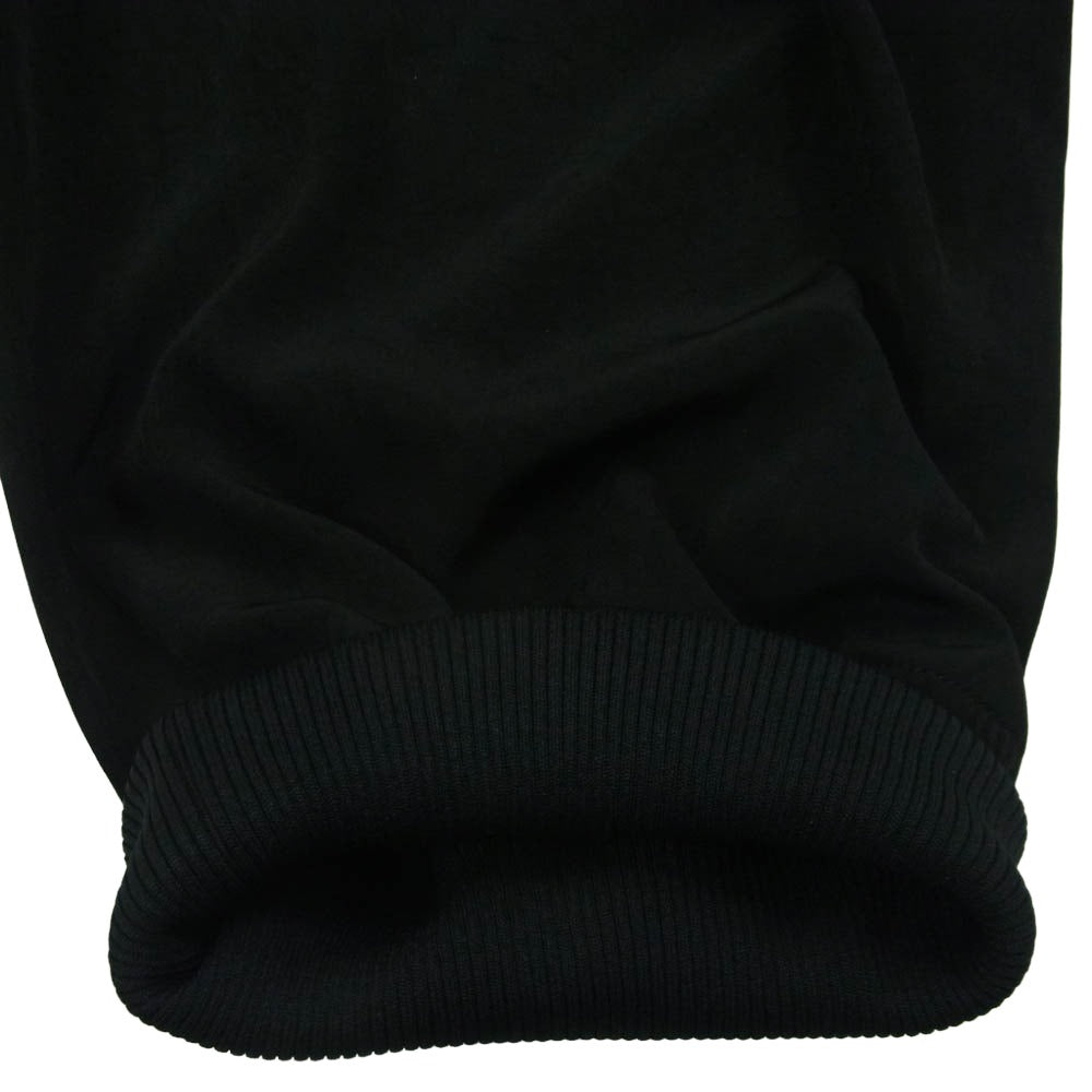 Yohji Yamamoto ヨウジヤマモト UM-P14-500-1 S'YTE サイト CREPE de CHINE HEM RIB 2 TUCK JOGGER PANTS ツータック ジャガー パンツ ブラック系 3【新古品】【未使用】【中古】
