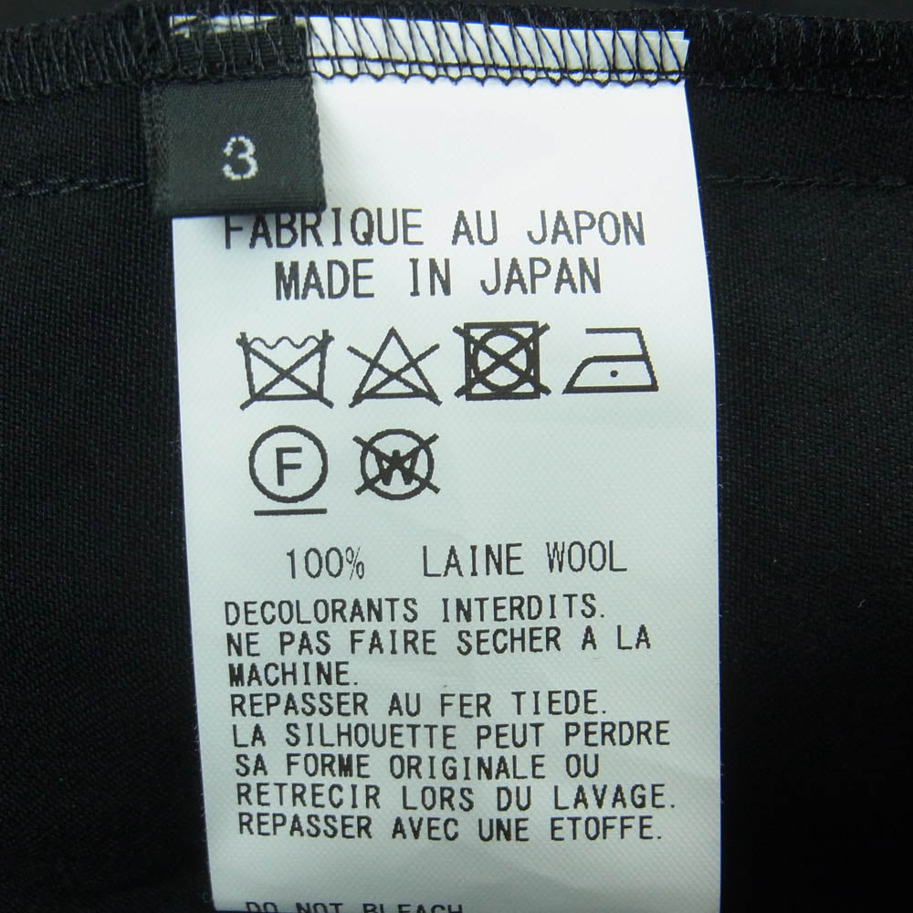 Yohji Yamamoto ヨウジヤマモト 24AW GO-P09-100 Ground Y グラウンドワイ Balloon Crow Pants バロン クロウ カラス パンツ ブラック系 03【極上美品】【中古】