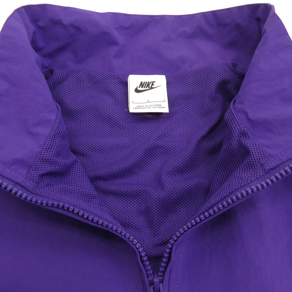 NIKE ナイキ 25AW HV4108-547/HV2358-547 オーバーサイズド ウーブン ナイロン セットアップ ナイロンジャケット ミッドライズ ジョガーパンツ パープル系 オレンジ系【中古】