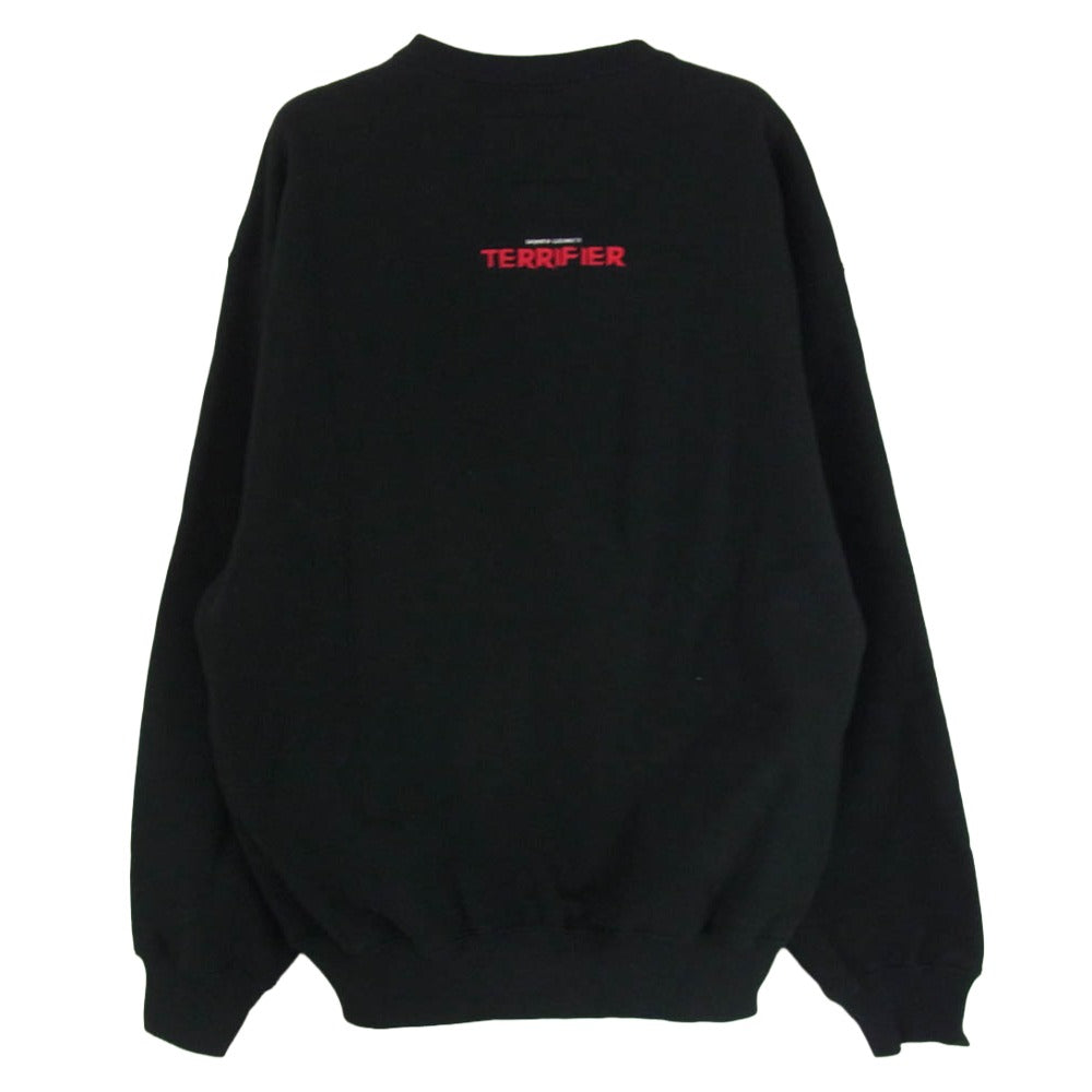 WACKO MARIA ワコマリア Terrifier Heavy Weight Sweat Shirt テリファー ヘビー ウェイト スウェット シャツ トレーナー ブラック系 M【中古】