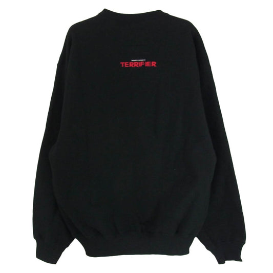 WACKO MARIA ワコマリア Terrifier Heavy Weight Sweat Shirt テリファー ヘビー ウェイト スウェット シャツ トレーナー ブラック系 M【中古】