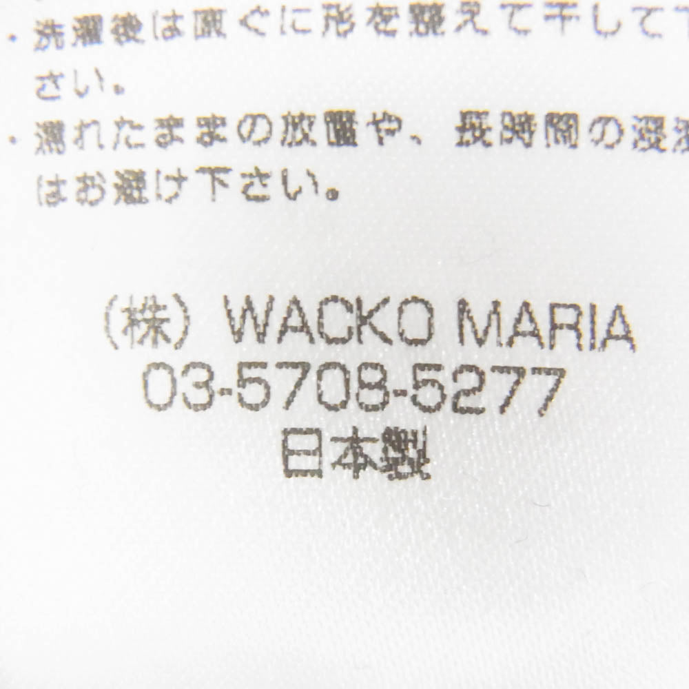 WACKO MARIA ワコマリア Terrifier Heavy Weight Sweat Shirt テリファー ヘビー ウェイト スウェット シャツ トレーナー ブラック系 M【中古】
