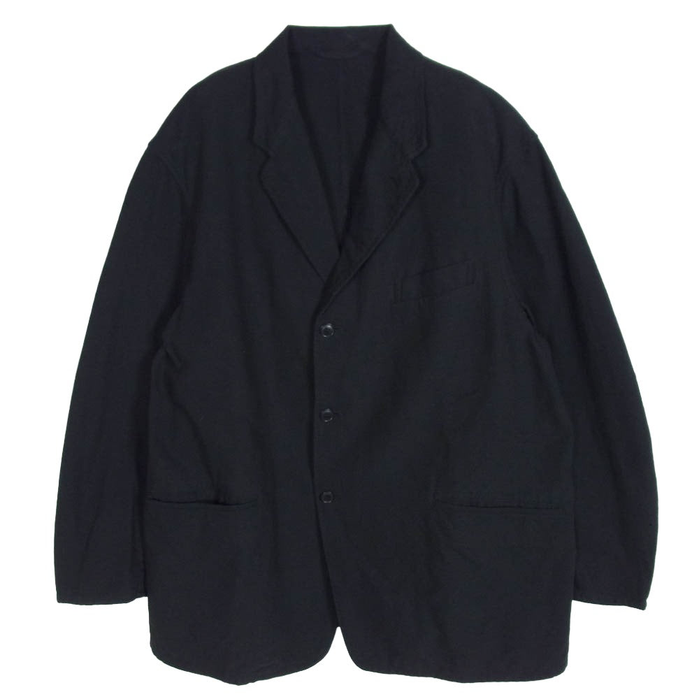 COMOLI コモリ 25SS B01-01006 コットン ダックス オーバーサイズ ジャケット ブラック系 1【中古】