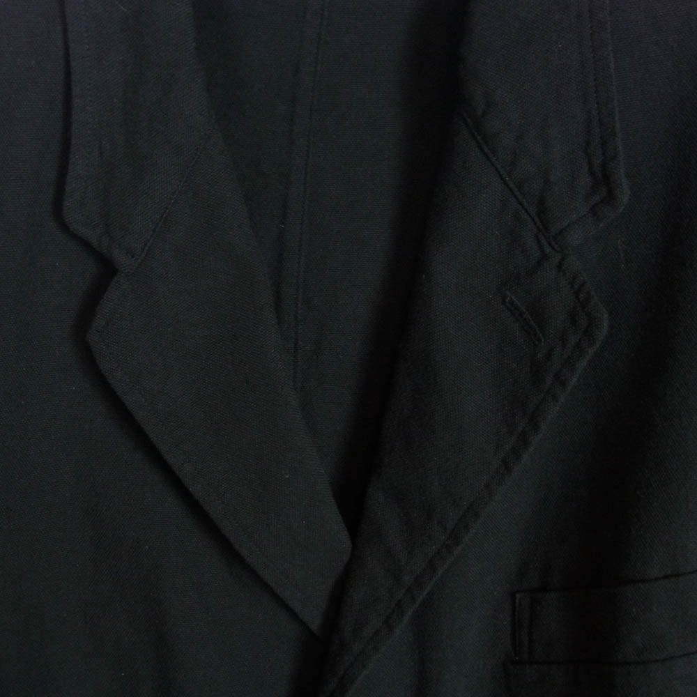 COMOLI コモリ 25SS B01-01006 コットン ダックス オーバーサイズ ジャケット ブラック系 1【中古】