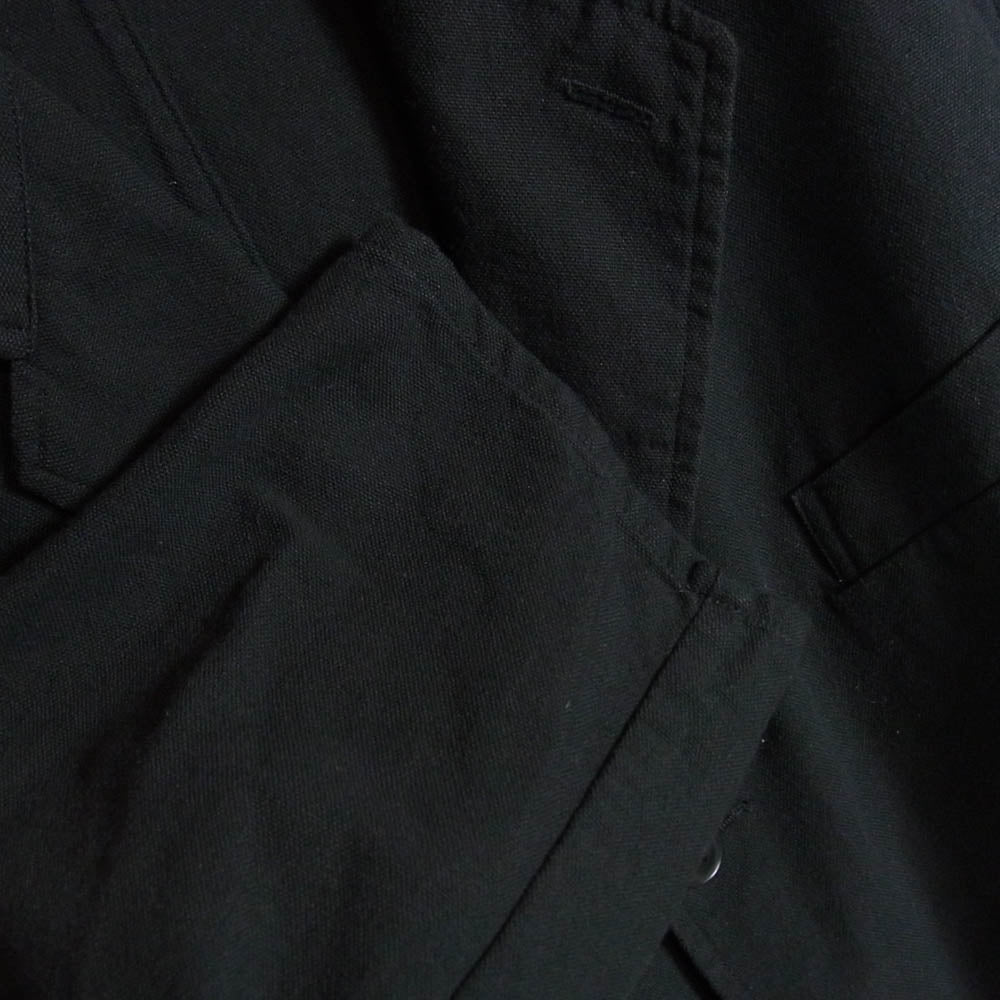 COMOLI コモリ 25SS B01-01006 コットン ダックス オーバーサイズ ジャケット ブラック系 1【中古】