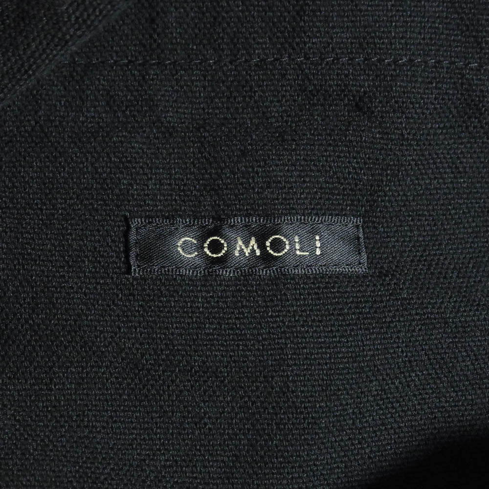 COMOLI コモリ 25SS B01-01006 コットン ダックス オーバーサイズ ジャケット ブラック系 1【中古】
