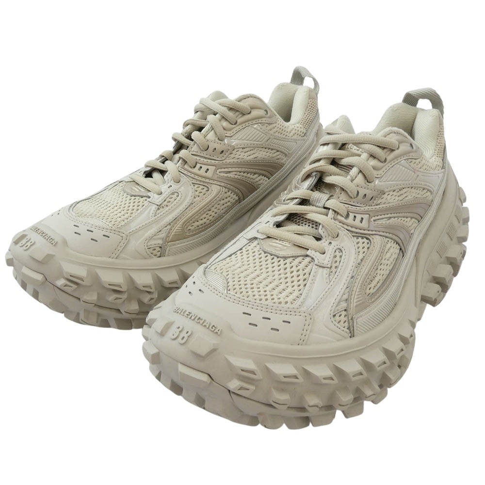 BALENCIAGA バレンシアガ 685611 DEFENDER BOUNCER ディフェンダー バウンサー スニーカー ベージュ系 38【中古】