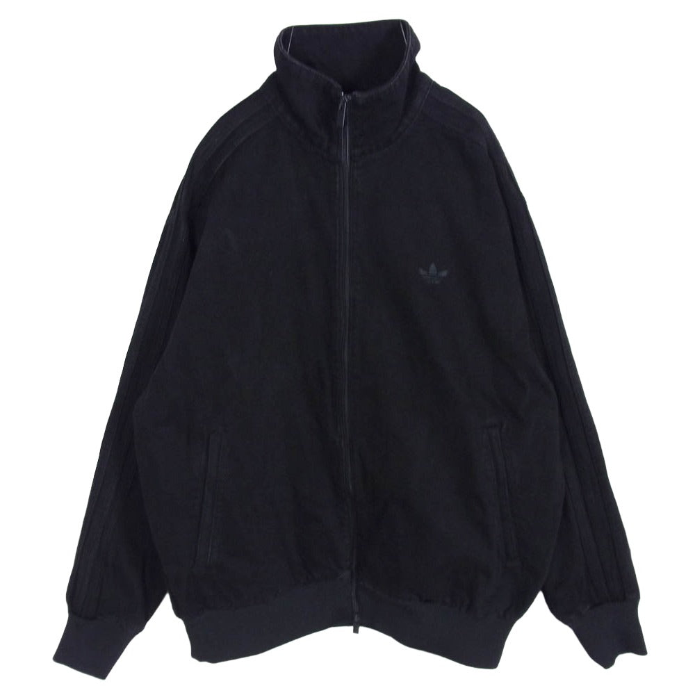 adidas アディダス IT7461 プレミアムデニム ファイヤーバード トラックトップ ジャケット ブラック系 XL【極上美品】【中古】
