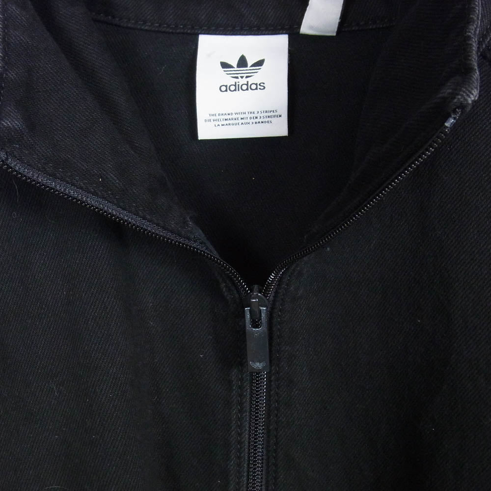 adidas アディダス IT7461 プレミアムデニム ファイヤーバード トラックトップ ジャケット ブラック系 XL【極上美品】【中古】