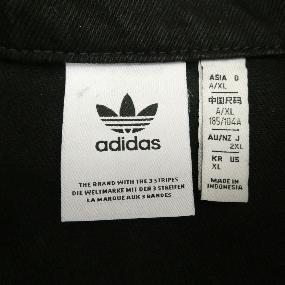 adidas アディダス IT7461 プレミアムデニム ファイヤーバード トラックトップ ジャケット ブラック系 2XL【極上美品】【中古】