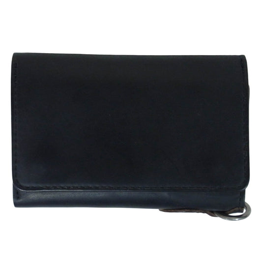 MR.OLIVE ミスターオリーブ ME111H HORWEEN CHROMEXCEL LEATHER KEY CASE レザー ショート ウォレット ブラック系【極上美品】【中古】