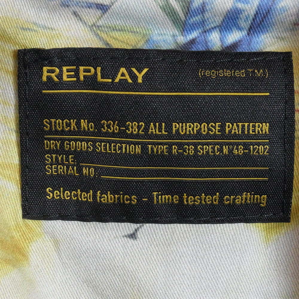 REPLAY リプレイ M8159 000 83710 ヴィンテージ ヌバック レザー ジャケット ダークブラウン系 XL【極上美品】【中古】