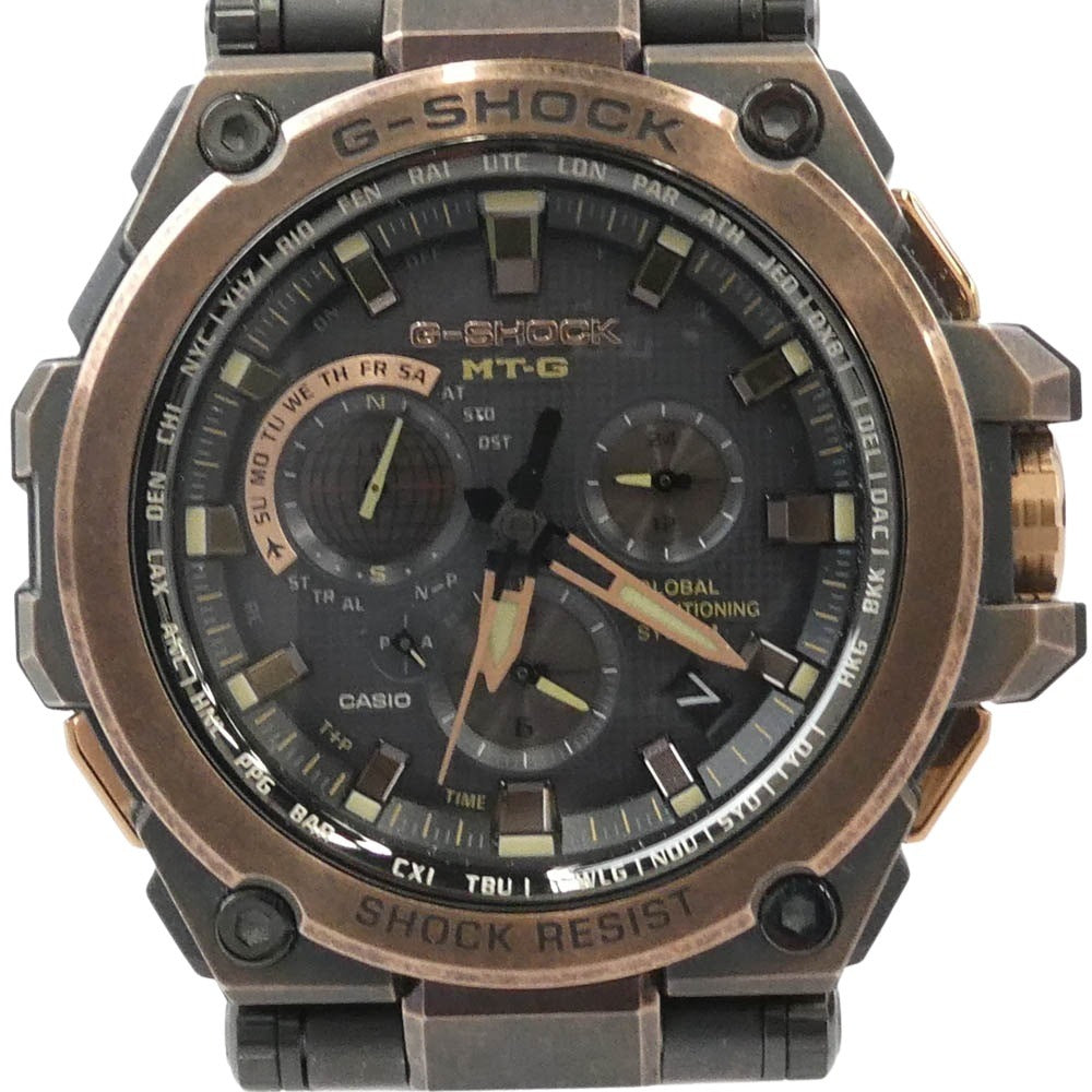 G-SHOCK ジーショック MTG-G1000AR-1AJR MT-G Special Edition スペシャルエディション バーゼルワールド特別モデル ソーラー 電波 ウォッチ 腕時計 ブラウン系【極上美品】【中古】