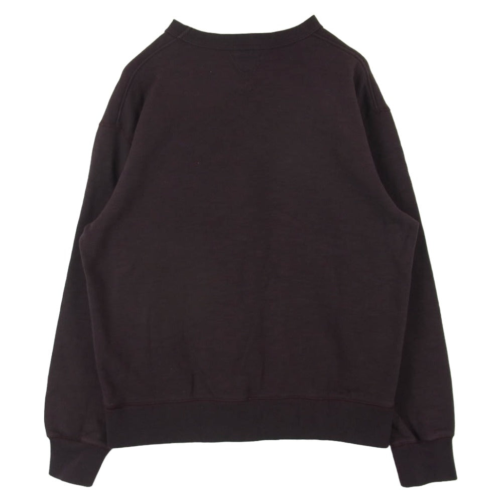 ジャックマン JM7292 GG Sweat Crewneck クルーネック スウェット トレーナー パープル系 バーガンディー系 L【中古】