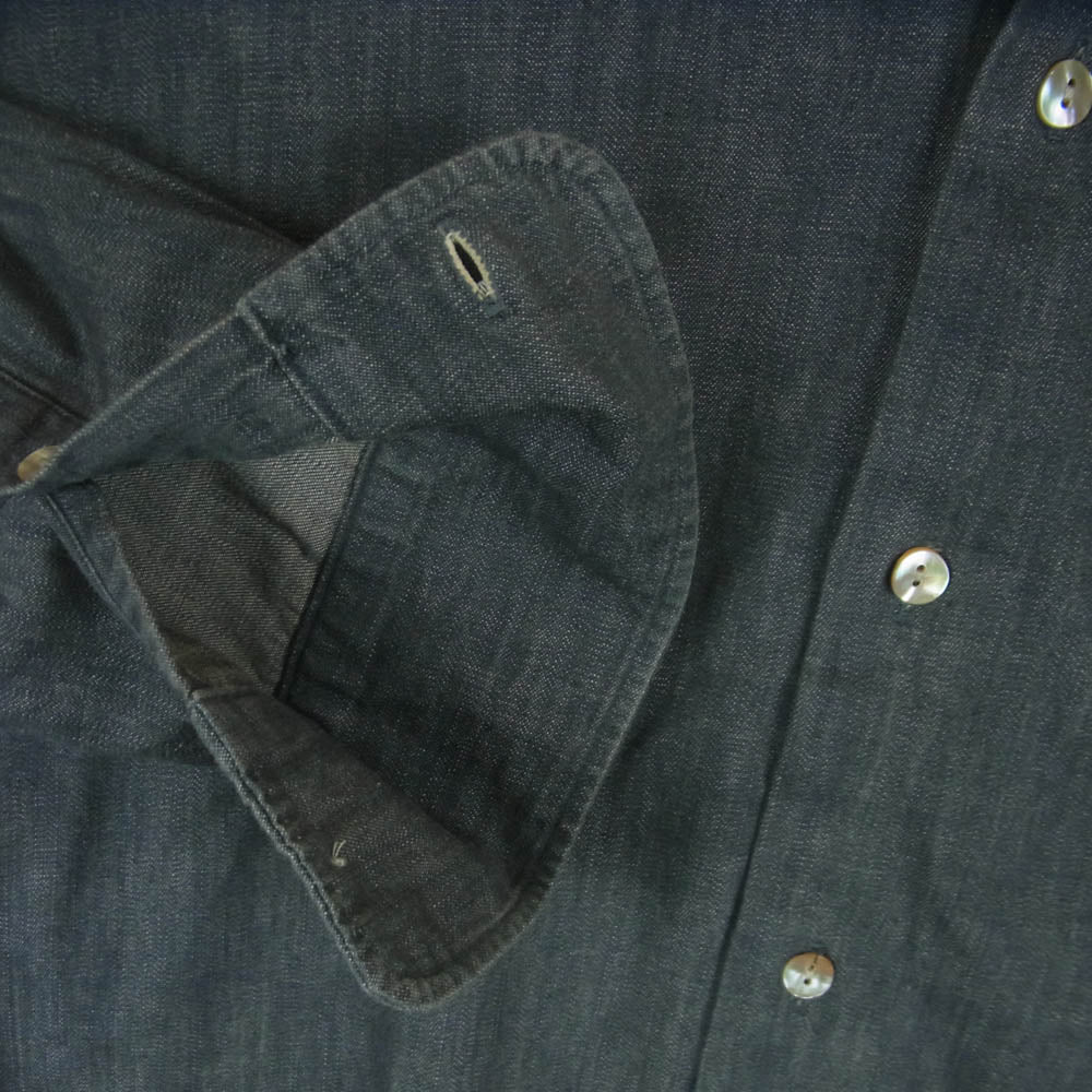 ORGUEIL オルゲイユ OR-5109 Windsor Collar Shirt ウィンザーカラーシャツ シェルボタン 長袖 シャツ グレー系 40【中古】