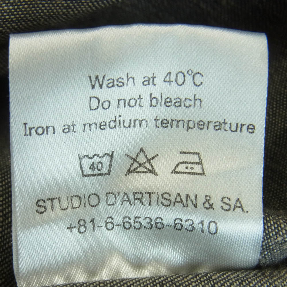 ORGUEIL オルゲイユ OR-5109 Windsor Collar Shirt ウィンザーカラーシャツ シェルボタン 長袖 シャツ グレー系 40【中古】