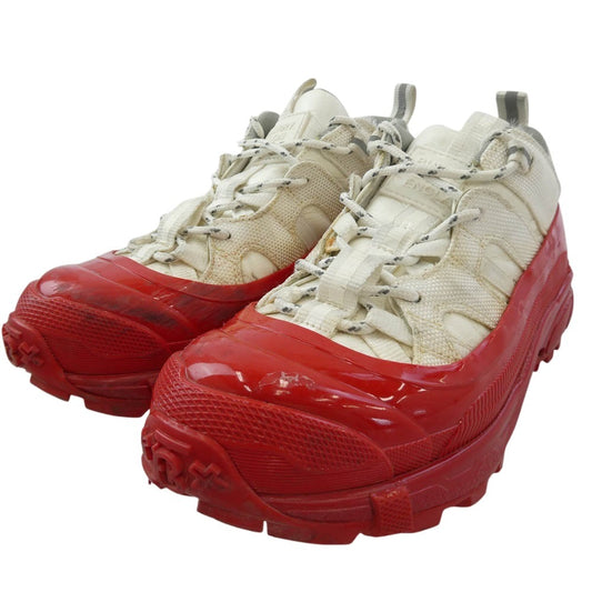 BURBERRY バーバリー LOW TOP SNEAKERS スニーカー ホワイト系 レッド系 37【中古】