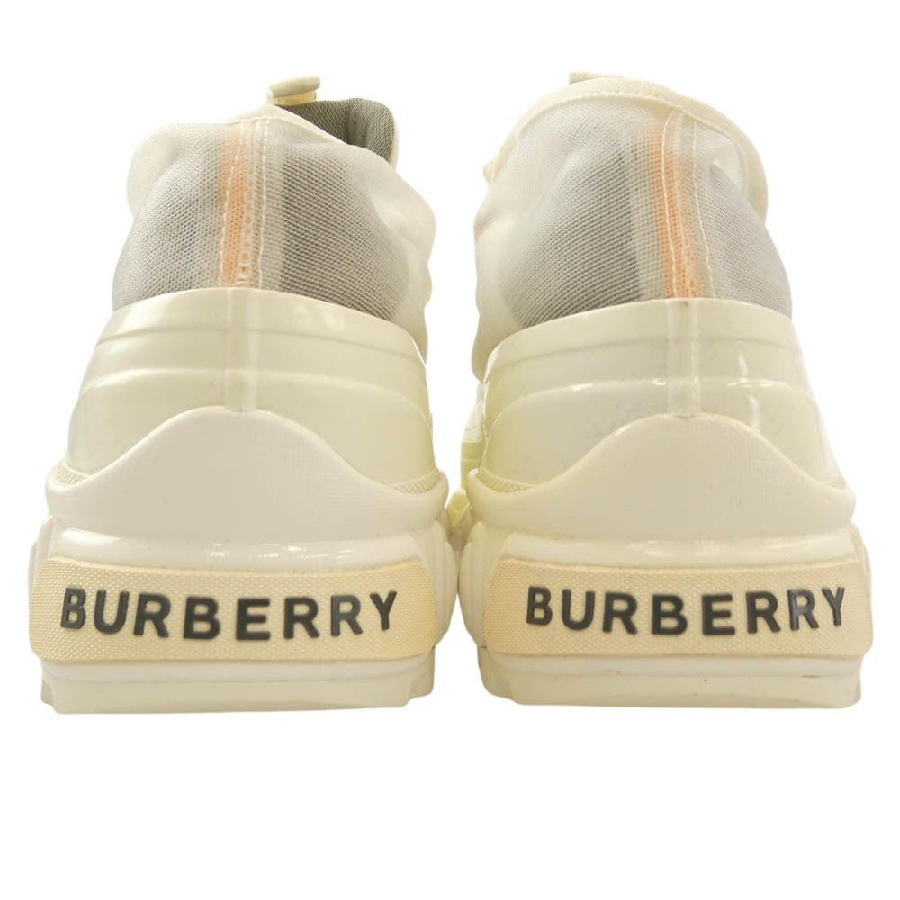 BURBERRY バーバリー 8021161 LOW TOP SNEAKERS スニーカー ホワイト ホワイト系 36【中古】