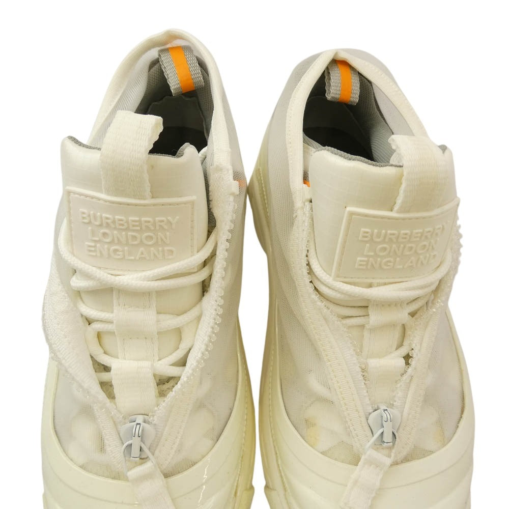 BURBERRY バーバリー 8021161 LOW TOP SNEAKERS スニーカー ホワイト ホワイト系 36【中古】