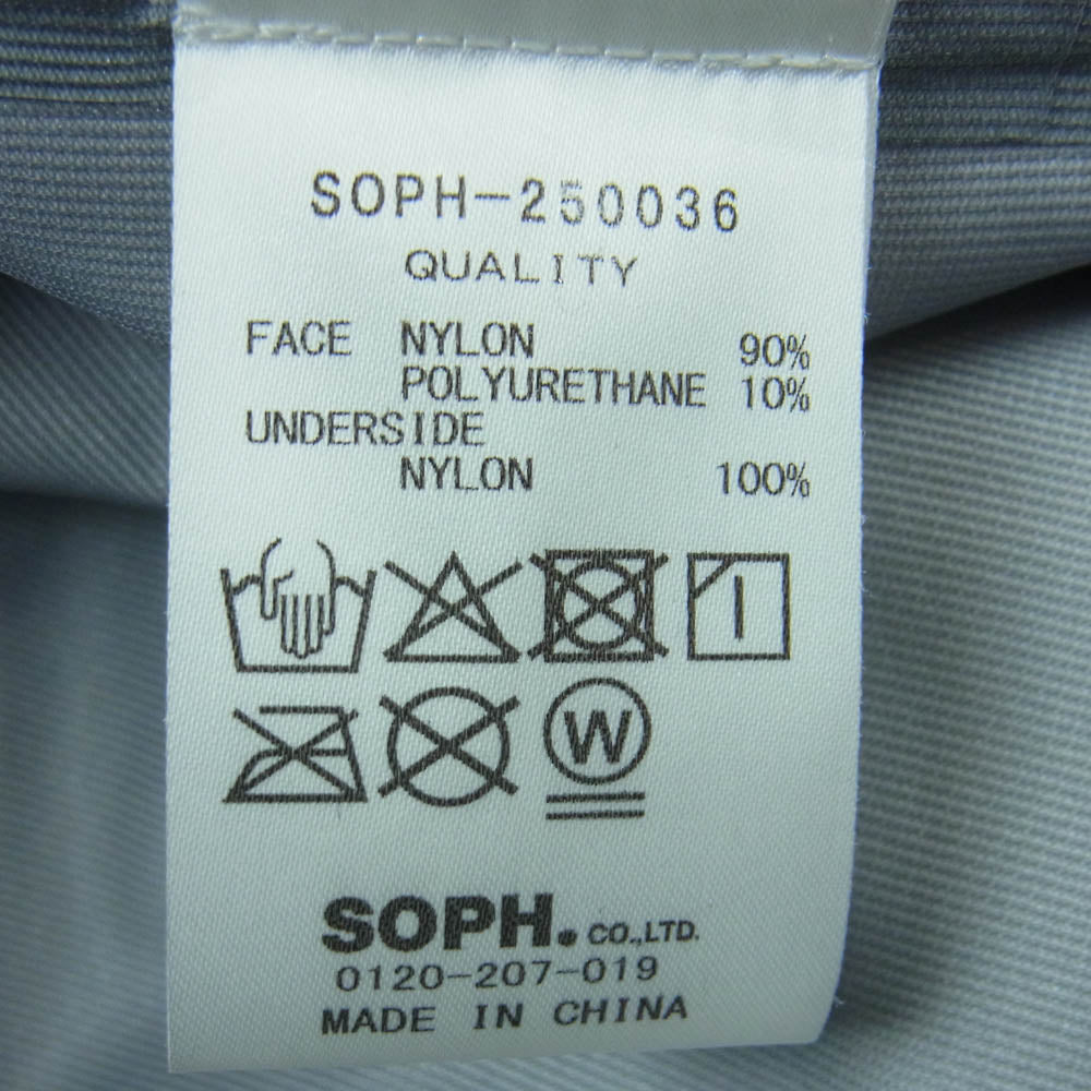 SOPHNET. ソフネット 25SS SOPH-250036 PERTEX 3LAYER MOUNTAIN JACKET パーテックス マウンテン ジャケット ナイロン グレー系 KHAKI M【極上美品】【中古】