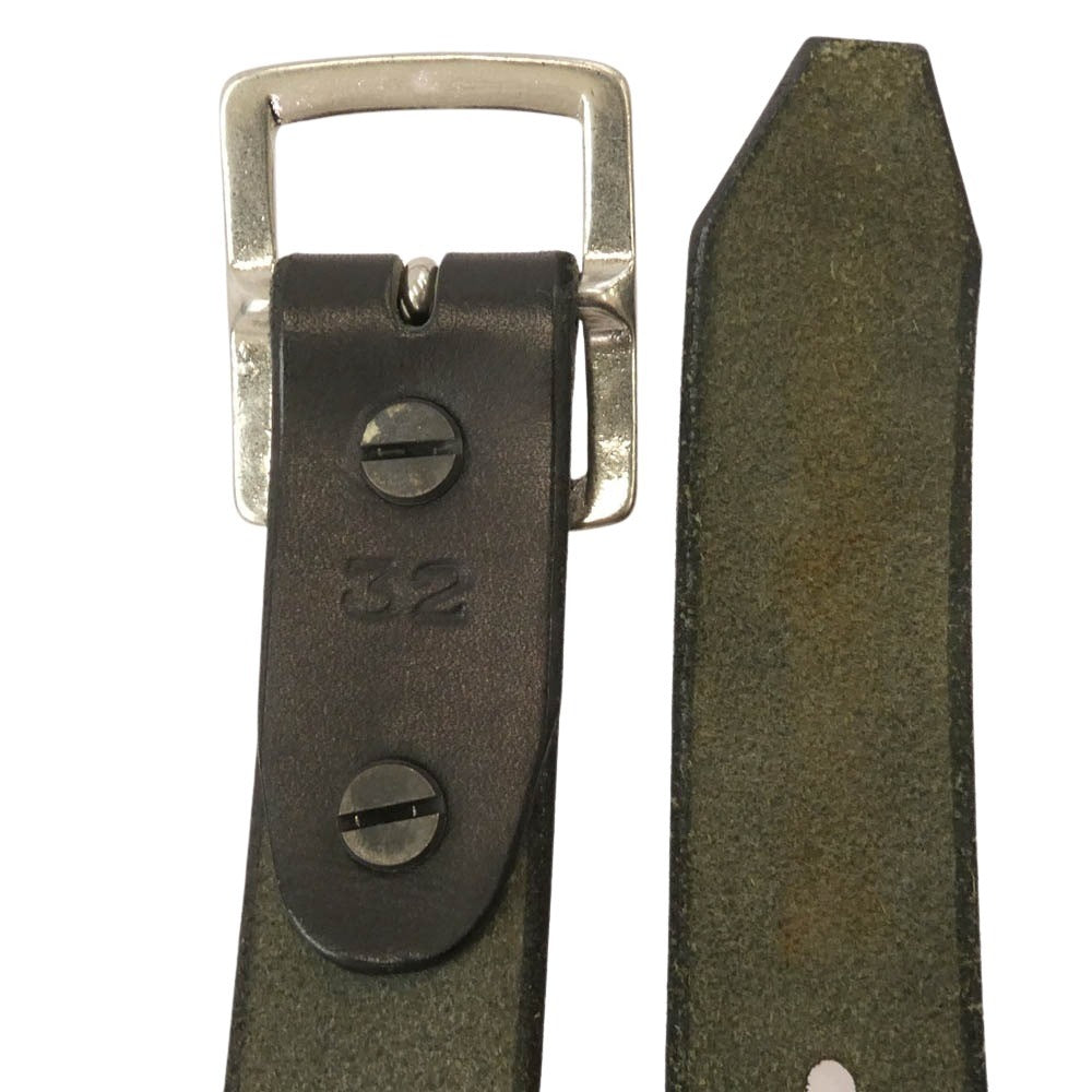 ORGUEIL オルゲイユ OR-7268 Benz Leather Belt ベンズレザー ベルト ブラック系 32【中古】