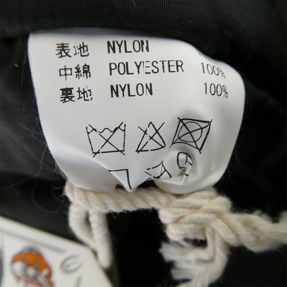 CALEE キャリー 24AW CL-24AW054 TASLAN NYLON PADDED JACKET スタンドカラー パデッド ジャケット ブラック系 M【中古】