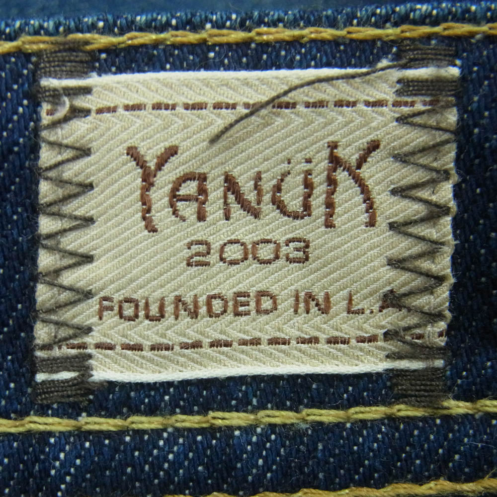 YANUK ヤヌーク 57263030 VINCENT ヴィンセント スリムテーパード ジーンズ デニム パンツ インディゴブルー系 IND 29【中古】