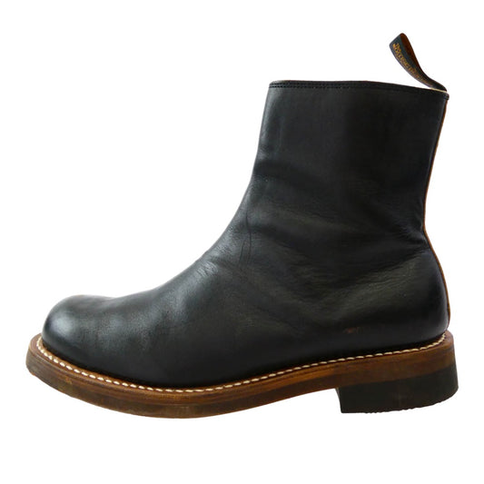 ROLLING DUB TRIO ローリングダブトリオ RDT-A14 CASPER BLACK HORSEHIDE 茶芯 キャスパー ブラック ホースハイド レザー サイドジップ ブーツ ブラック系 25.5cm【中古】