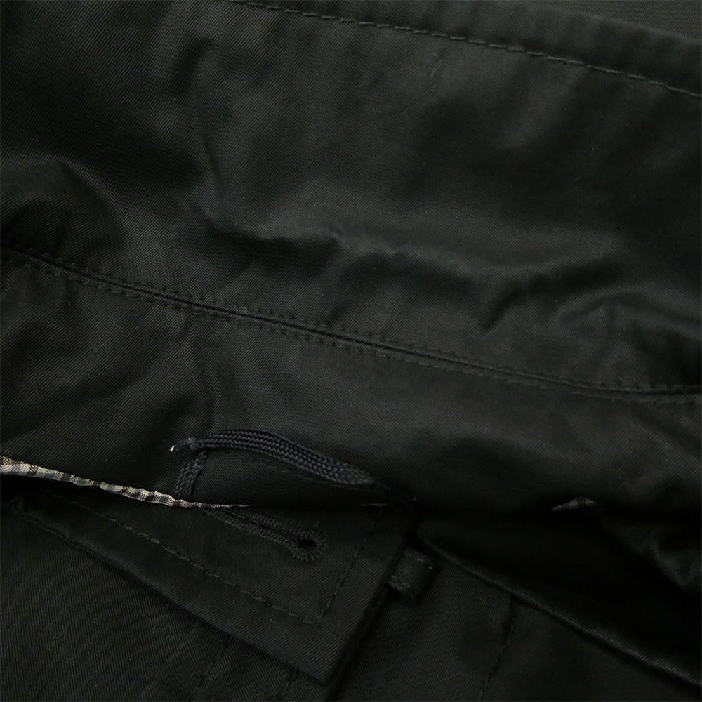 MAX MARA マックスマーラ 50260279 Weekend Line ウィークエンドライン 裏地チェック トレンチコート ブラック系 40【中古】