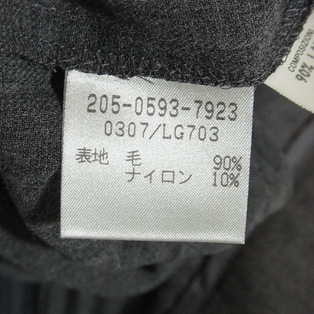 GUCCI グッチ 205-0593-7923 イタリア製 プリーツ スカート グレー系 42【中古】