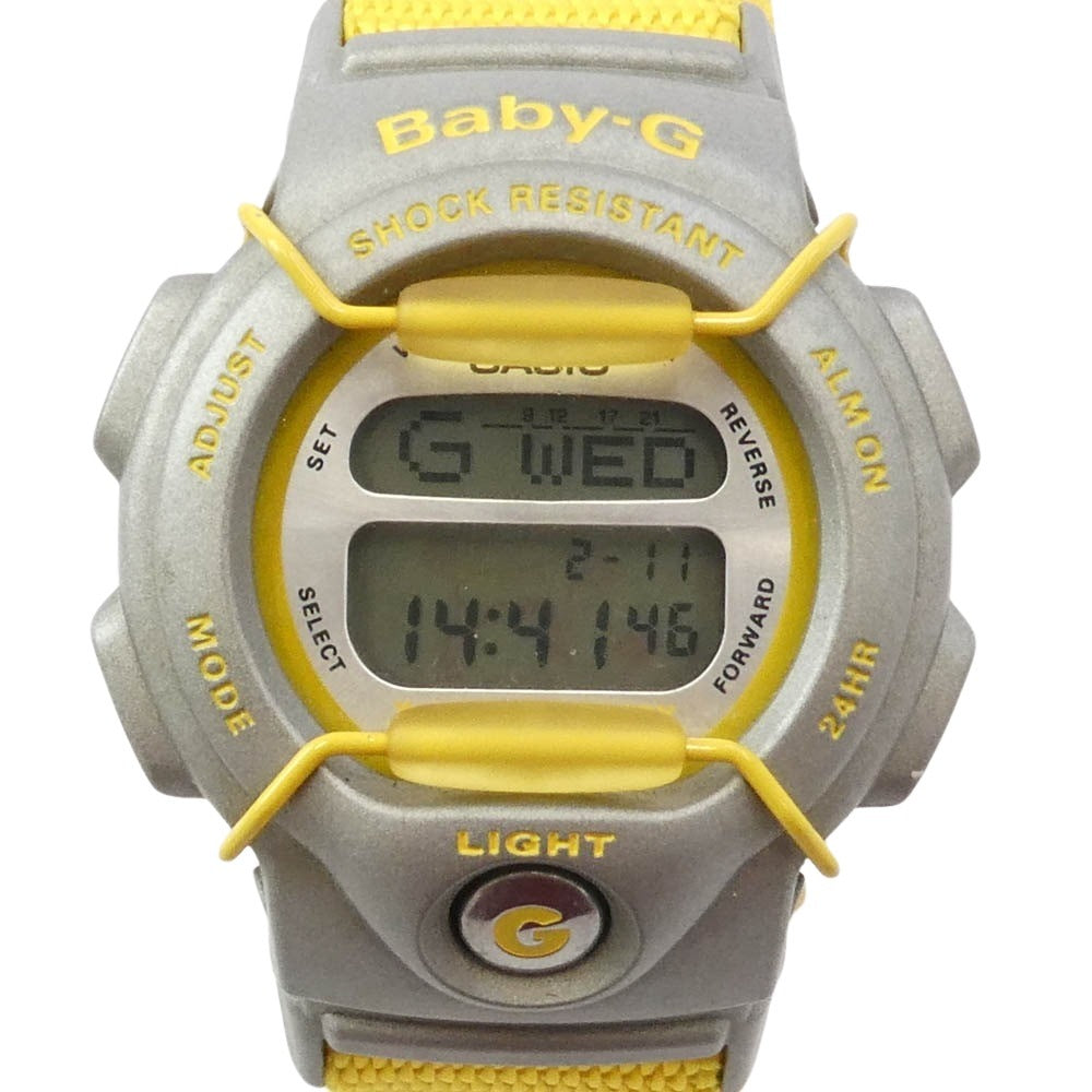 G-SHOCK ジーショック BG-350AB-9T Baby-G ベイビーG 腕時計 ウォッチ イエロー系 シルバー系【中古】