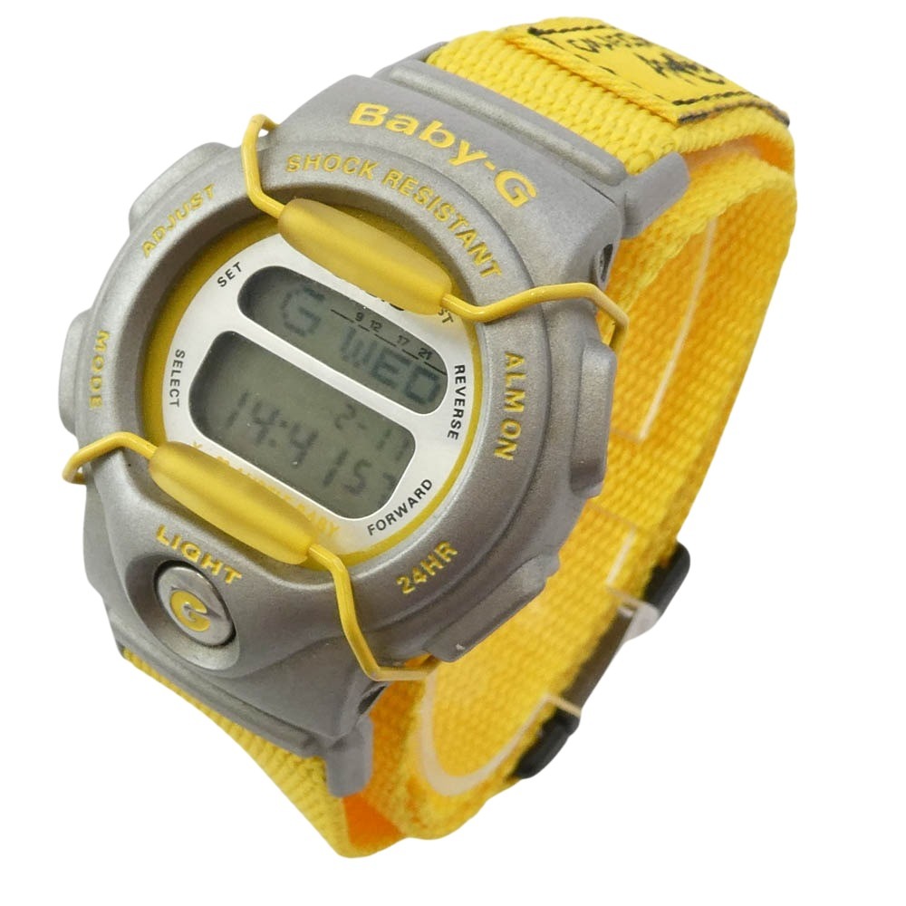 G-SHOCK ジーショック BG-350AB-9T Baby-G ベイビーG 腕時計 ウォッチ イエロー系 シルバー系【中古】
