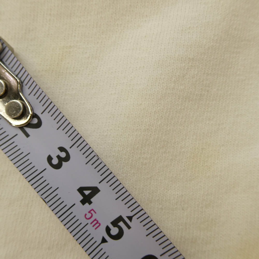 CHROME HEARTS クロムハーツ（原本無） オールド ネックロゴ 袖マルチプリント 七分丈 ラグラン 長袖 Tシャツ ホワイト系 ブラック系 S【中古】