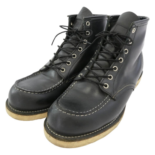 RED WING レッドウィング 8130 USA製 8130 MOC TOE BOOTS モックトゥ ブーツ ブラック系 28.5cm【中古】