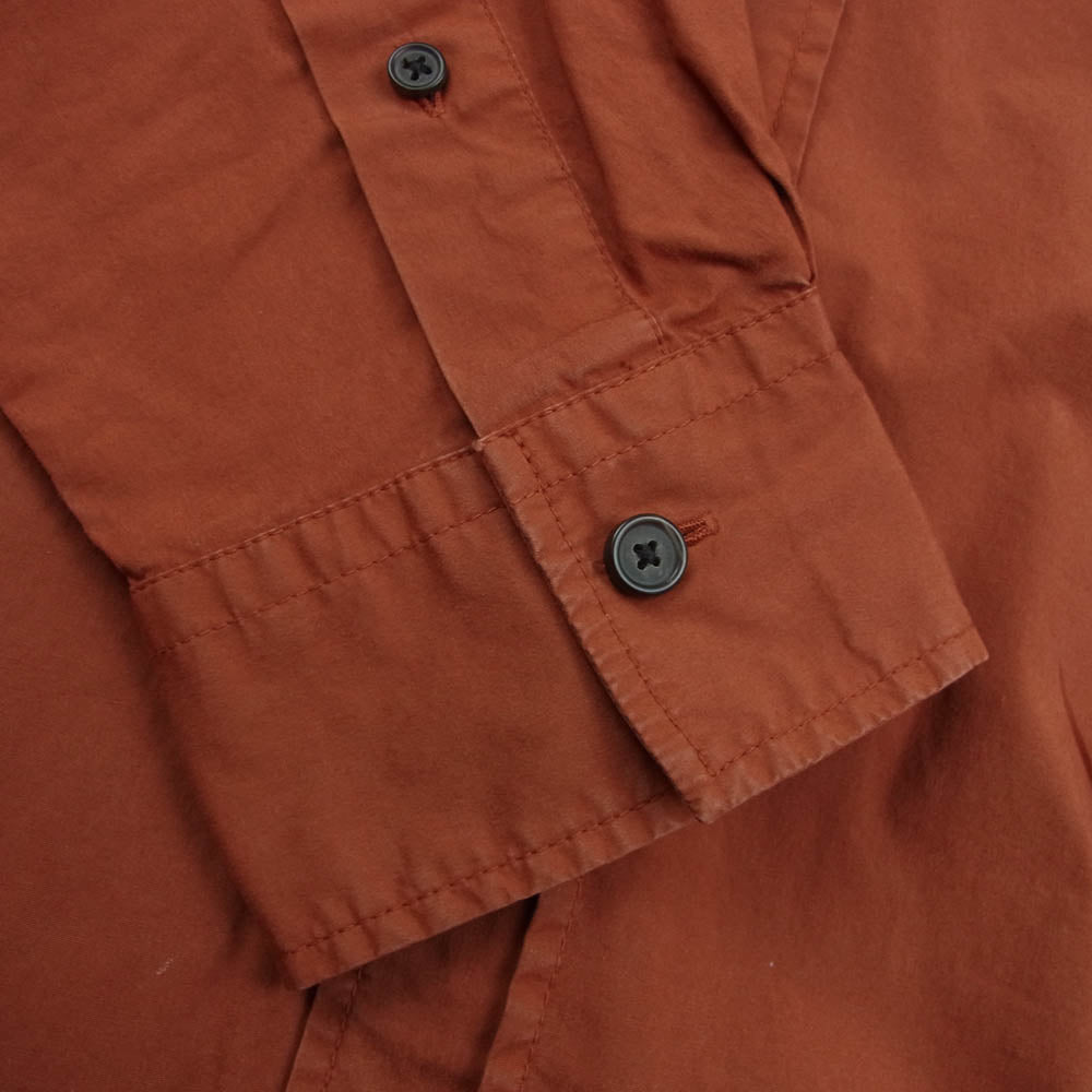 ACNE STUDIOS アクネストゥディオズ 20SS FN-MN-SHIR000176 Oversized Cotton Shirt オーバーサイズコットンシャツ 長袖シャツ オレンジ系 46【中古】