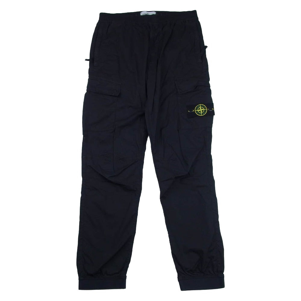 STONE ISLAND ストーンアイランド 741531303 CARGO JOGGER PANT ガーメントダイ カーゴパンツ ジョガーパンツ ブラック系 W31【中古】