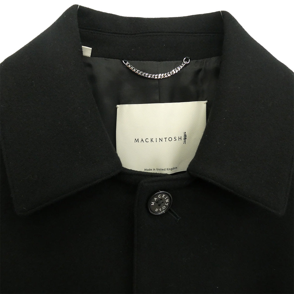 Mackintosh マッキントッシュ GM-1128F/WO 英国製 GTS HUMBIE ウール ステンカラーコート ブラック系 38【中古】