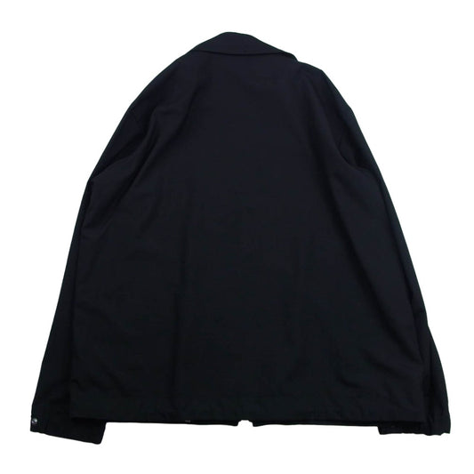 Sacai サカイ 23-0744S x Mercedes-AMG メルセデスエーエムジー ウール レーヨン スナップボタン ジップアップ シャツジャケット ブルゾン ブラック系 3【美品】【中古】