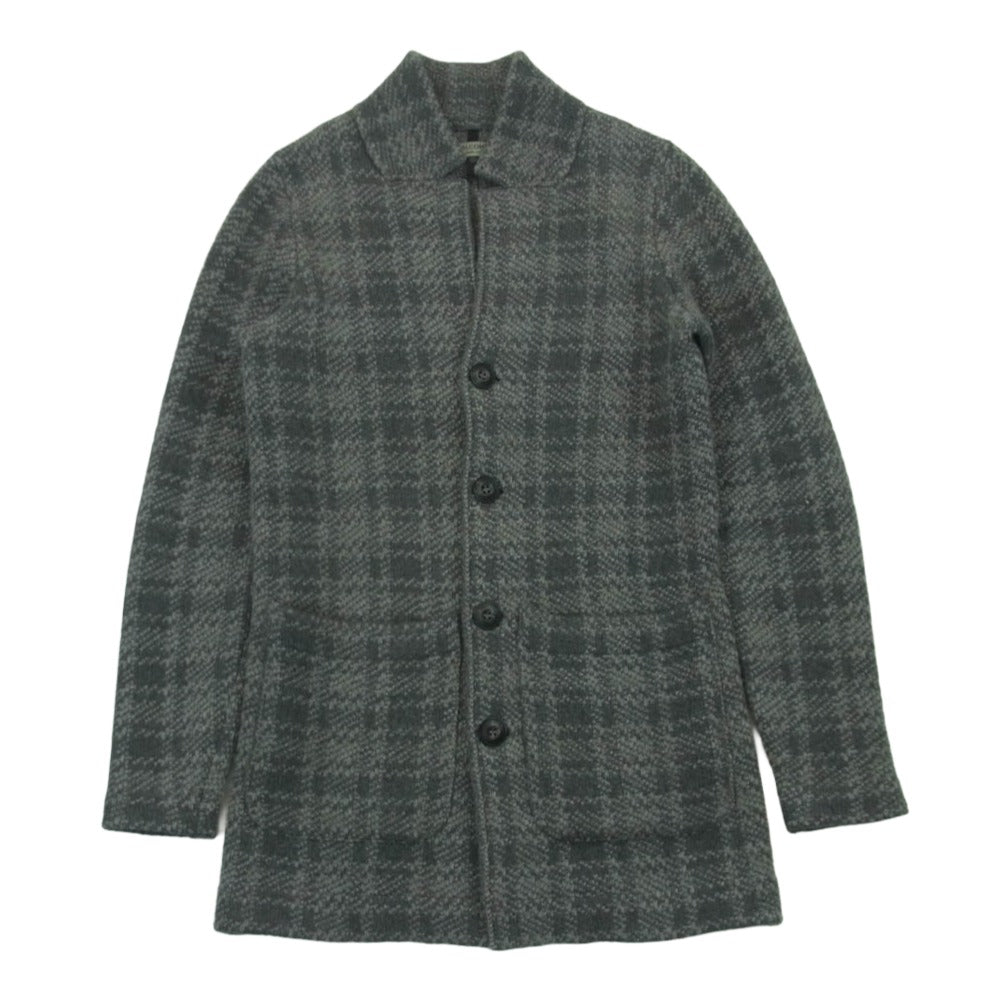 ファルコネリ MERINO Wool Alpaca Coat ウール アルパカ ニット コート グレー系 46【中古】