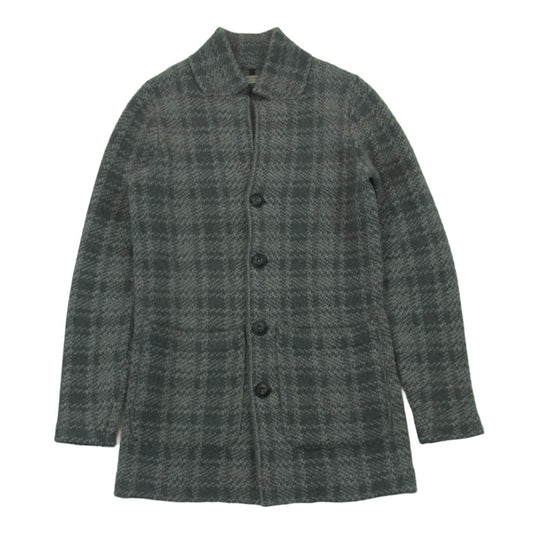 ファルコネリ MERINO Wool Alpaca Coat ウール アルパカ ニット コート グレー系 46【中古】
