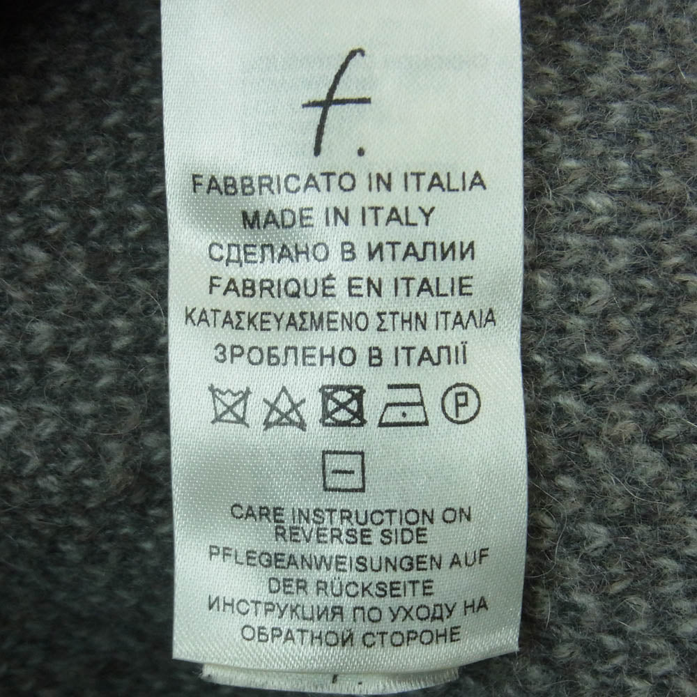ファルコネリ MERINO Wool Alpaca Coat ウール アルパカ ニット コート グレー系 46【中古】