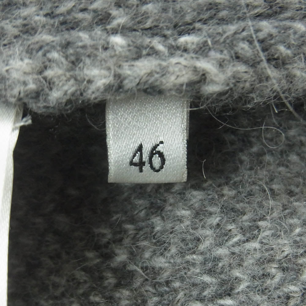 ファルコネリ MERINO Wool Alpaca Coat ウール アルパカ ニット コート グレー系 46【中古】