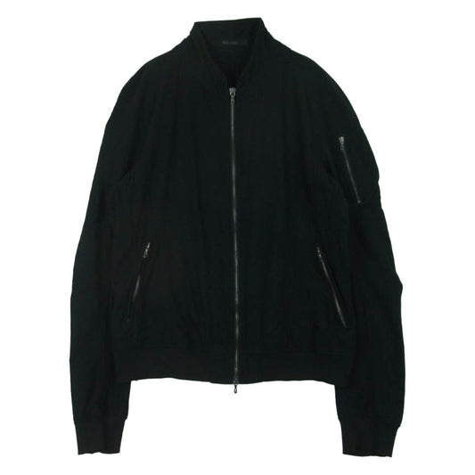 JULIUS ユリウス 11AW ナイロンサージ ジップアップ ジャケット ブルゾン 日本製 ブラック系 2【中古】